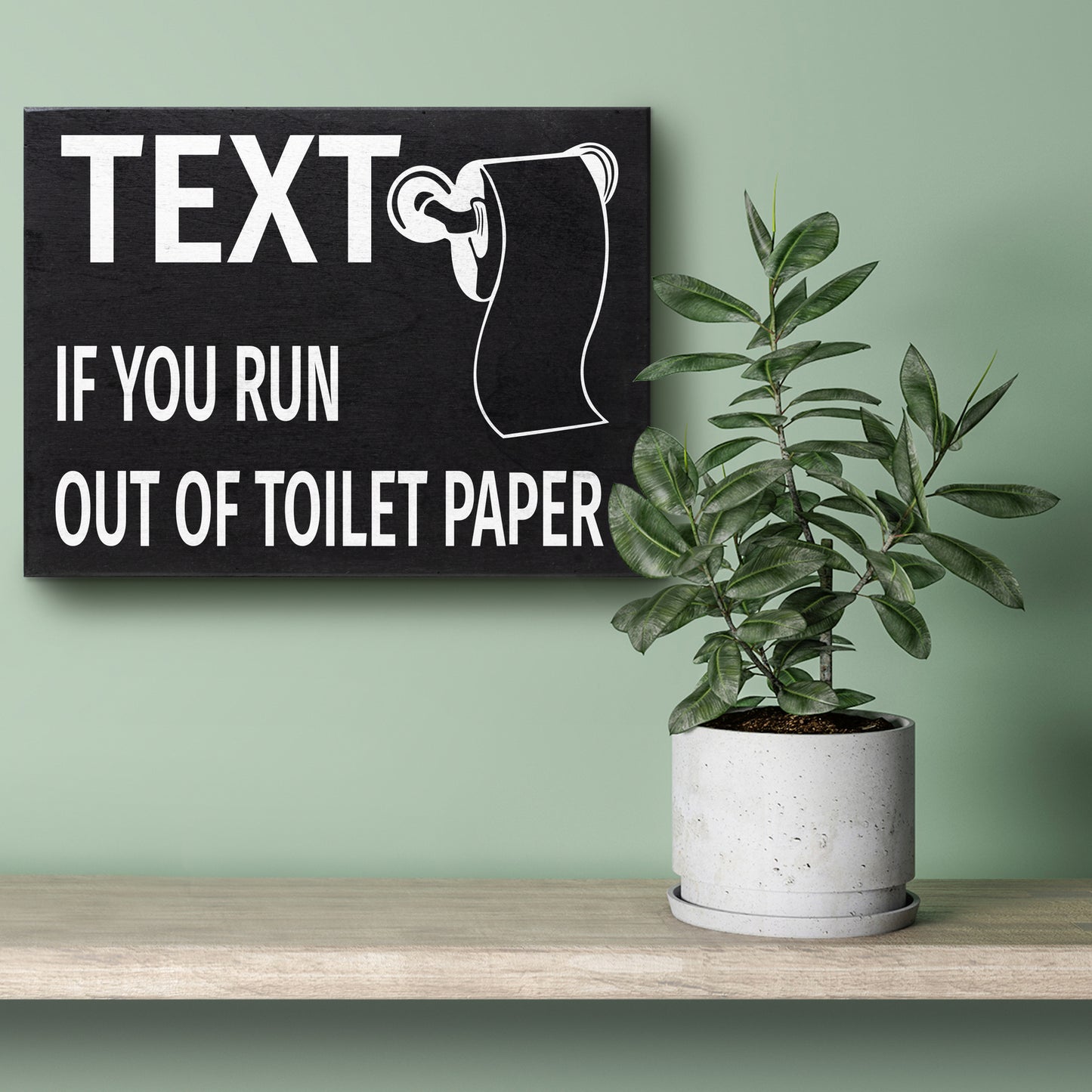 JennyGems Funny Bathroom Signs, Funny Bathroom Decor, Bathroom Wall Decorations