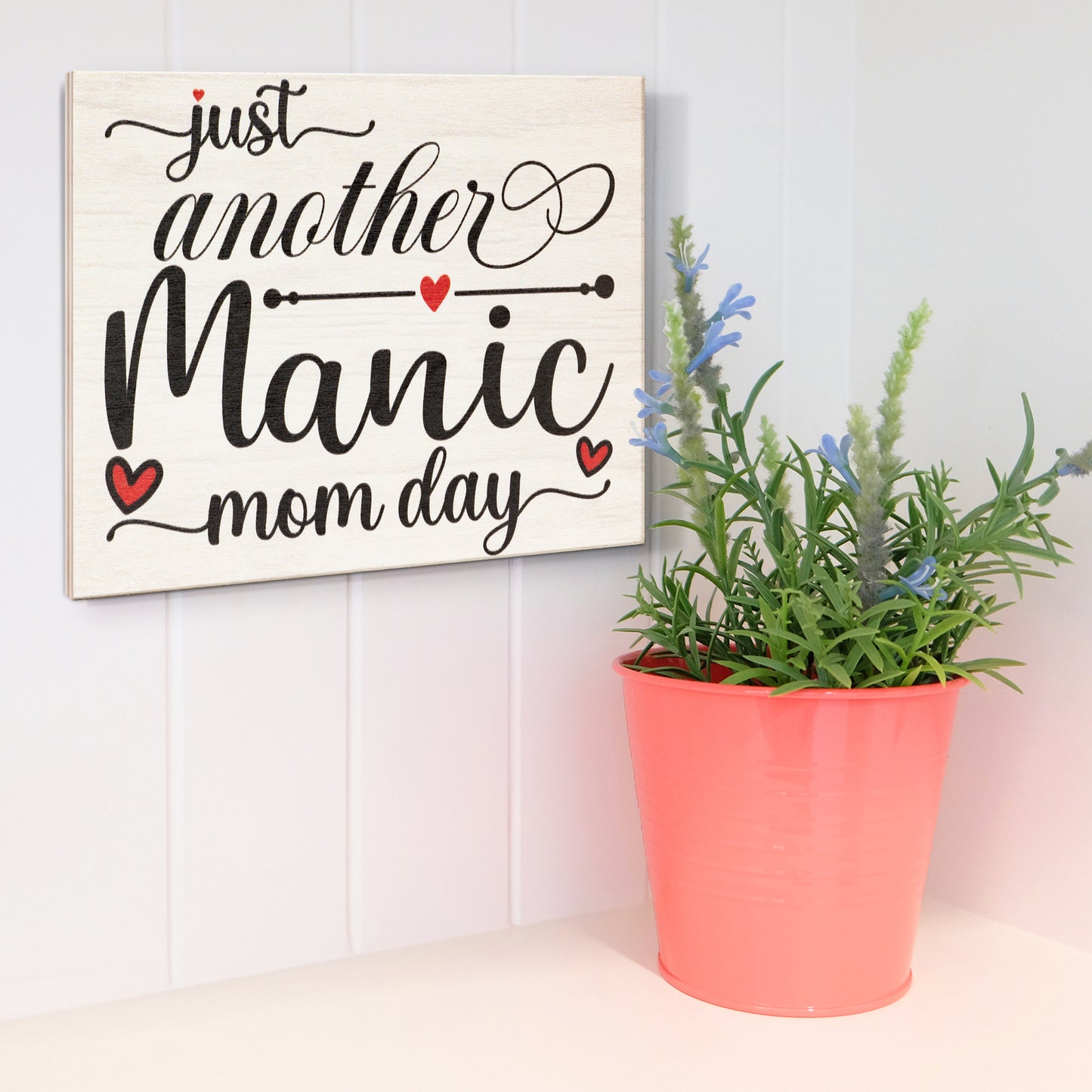 JennyGems Mom Gifts, Another Manic Mom Day Sign, Mothers Day Gifts, Mom Life