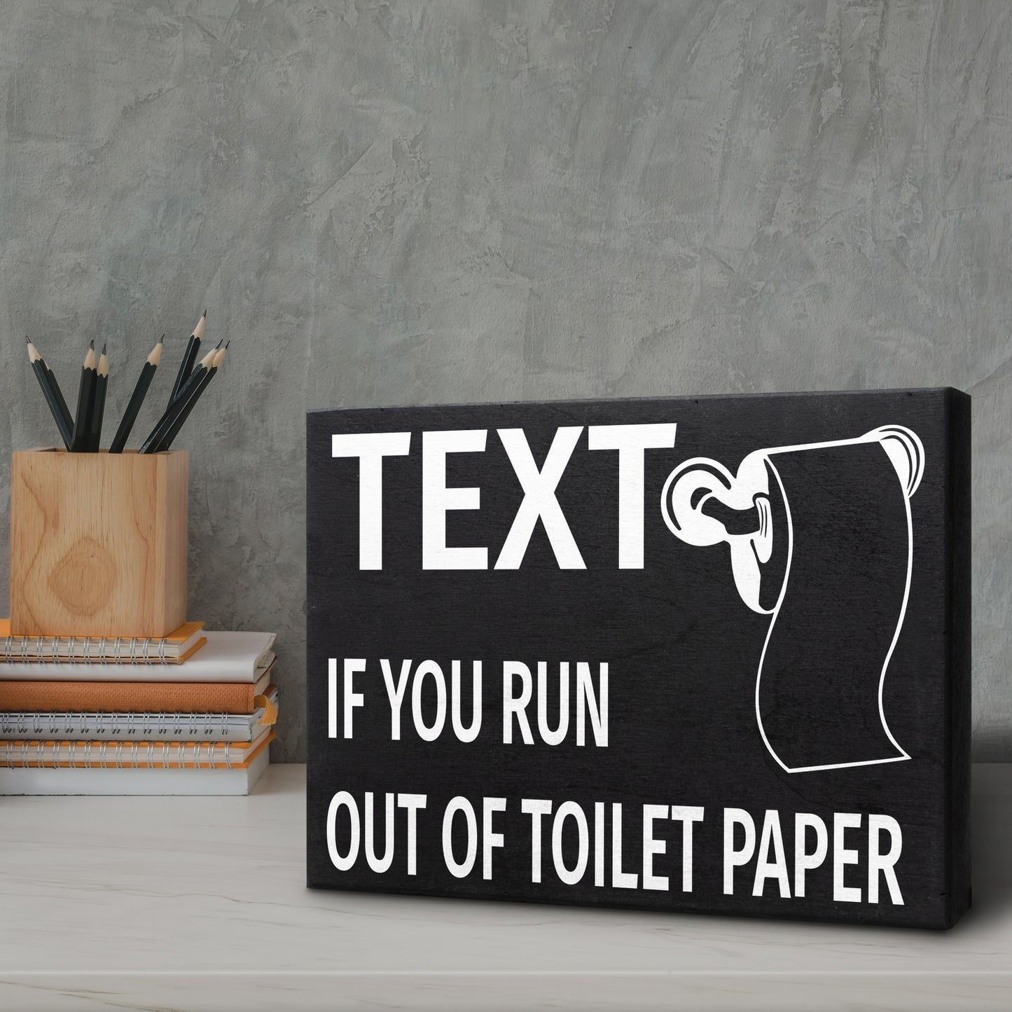 JennyGems Funny Bathroom Signs, Funny Bathroom Decor, Bathroom Wall Decorations
