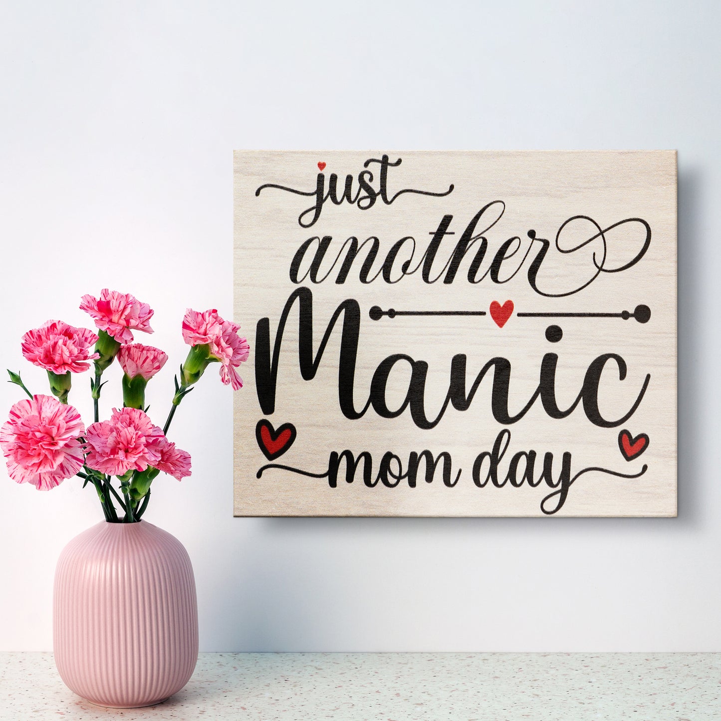 JennyGems Mom Gifts, Another Manic Mom Day Sign, Mothers Day Gifts, Mom Life