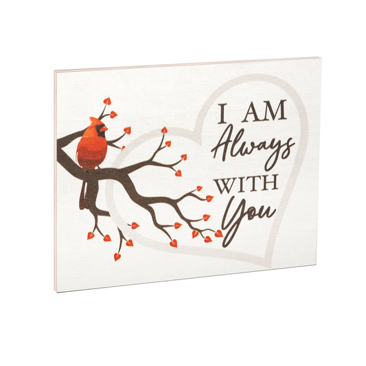 JennyGems Sympathy Gift Cardinal Gifts Decor, I Am Always With You, Condolences