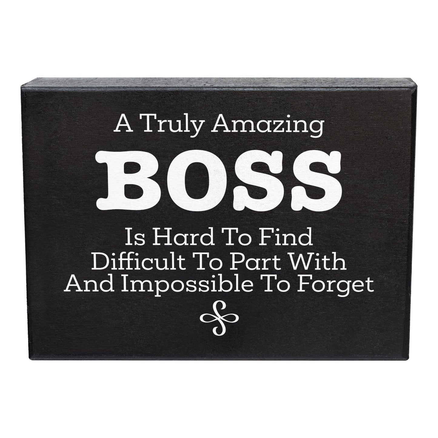 JennyGems Boss Day Gift for Boss, Boss Mentor Leader Appreciation Gift Sign