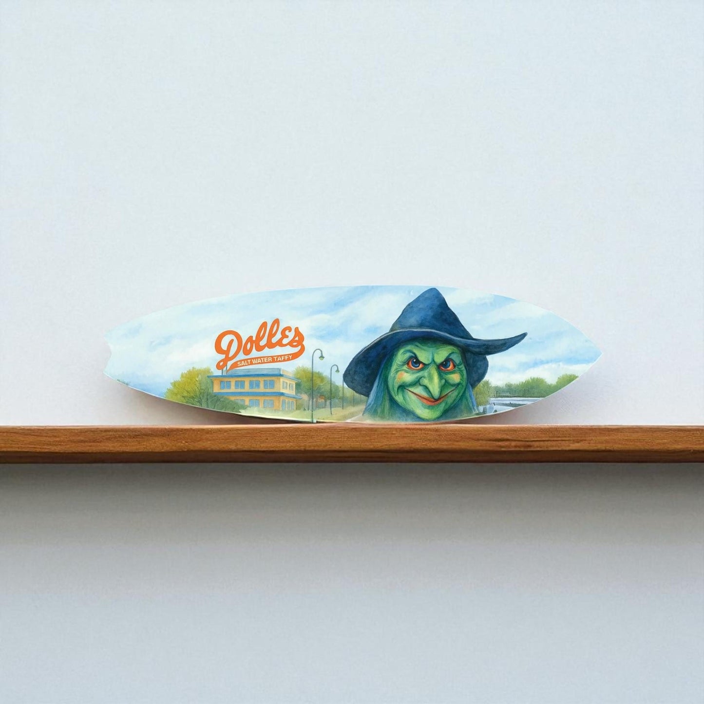 Sea Witch Festival Surfboard Sign, Rehoboth Beach Delaware, Dolles & Witch