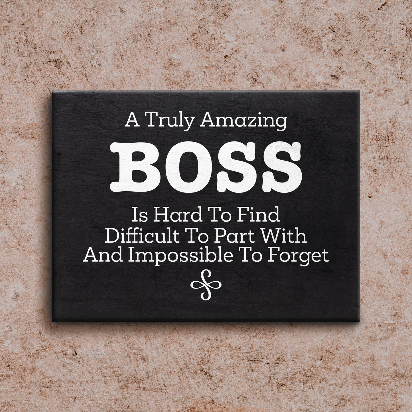 JennyGems Boss Day Gift for Boss, Boss Mentor Leader Appreciation Gift Sign