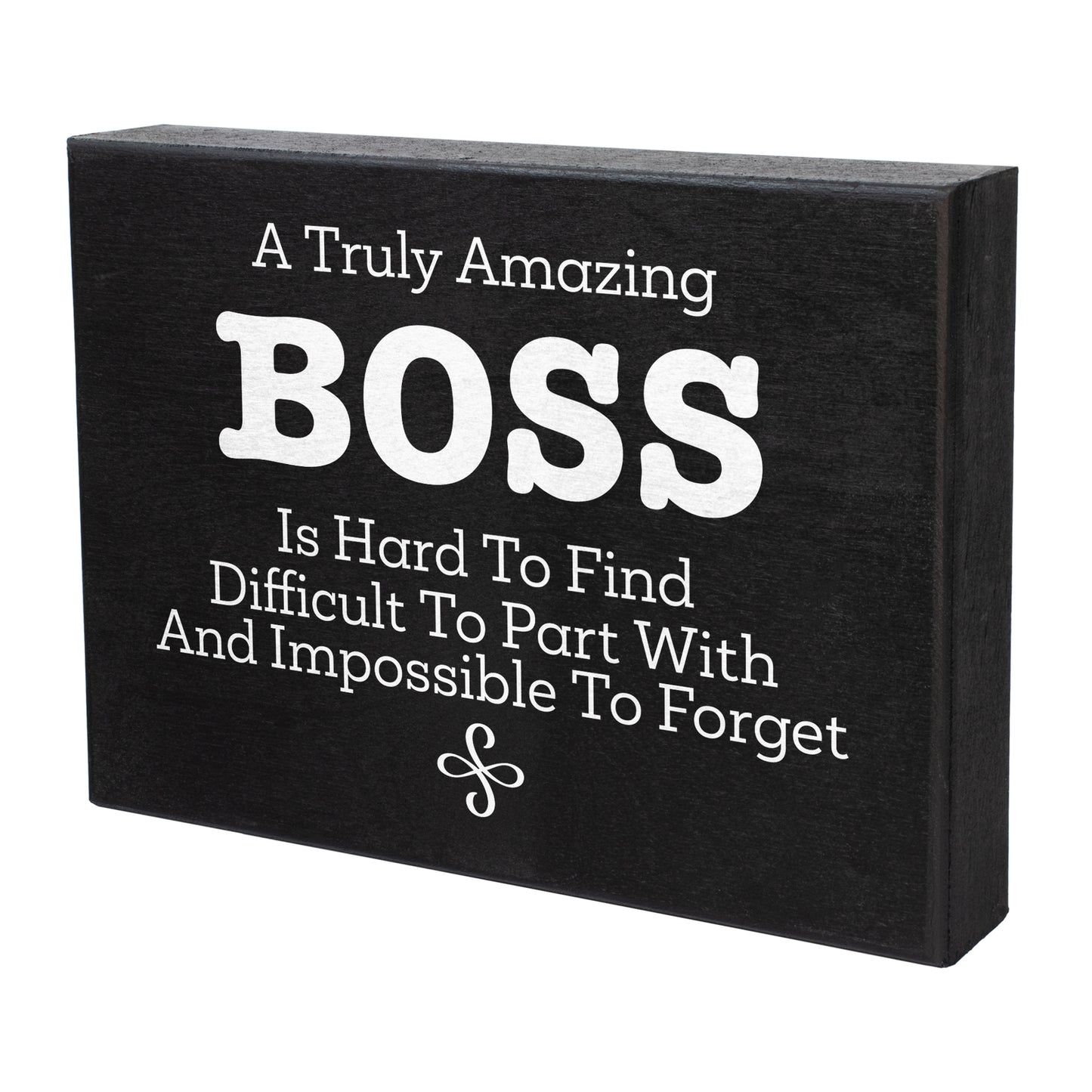 JennyGems Boss Day Gift for Boss, Boss Mentor Leader Appreciation Gift Sign