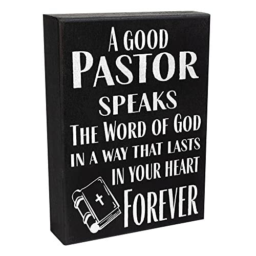 JennyGems Pastor Appreciation Gifts, Pastor Sign, Meaningful Gift for Pastors
