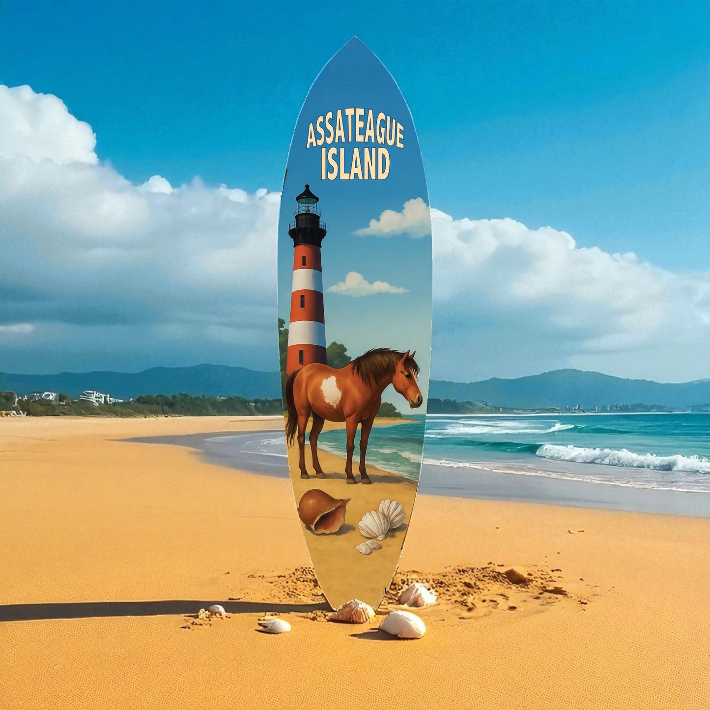 Assateague Island Surfboard Decor