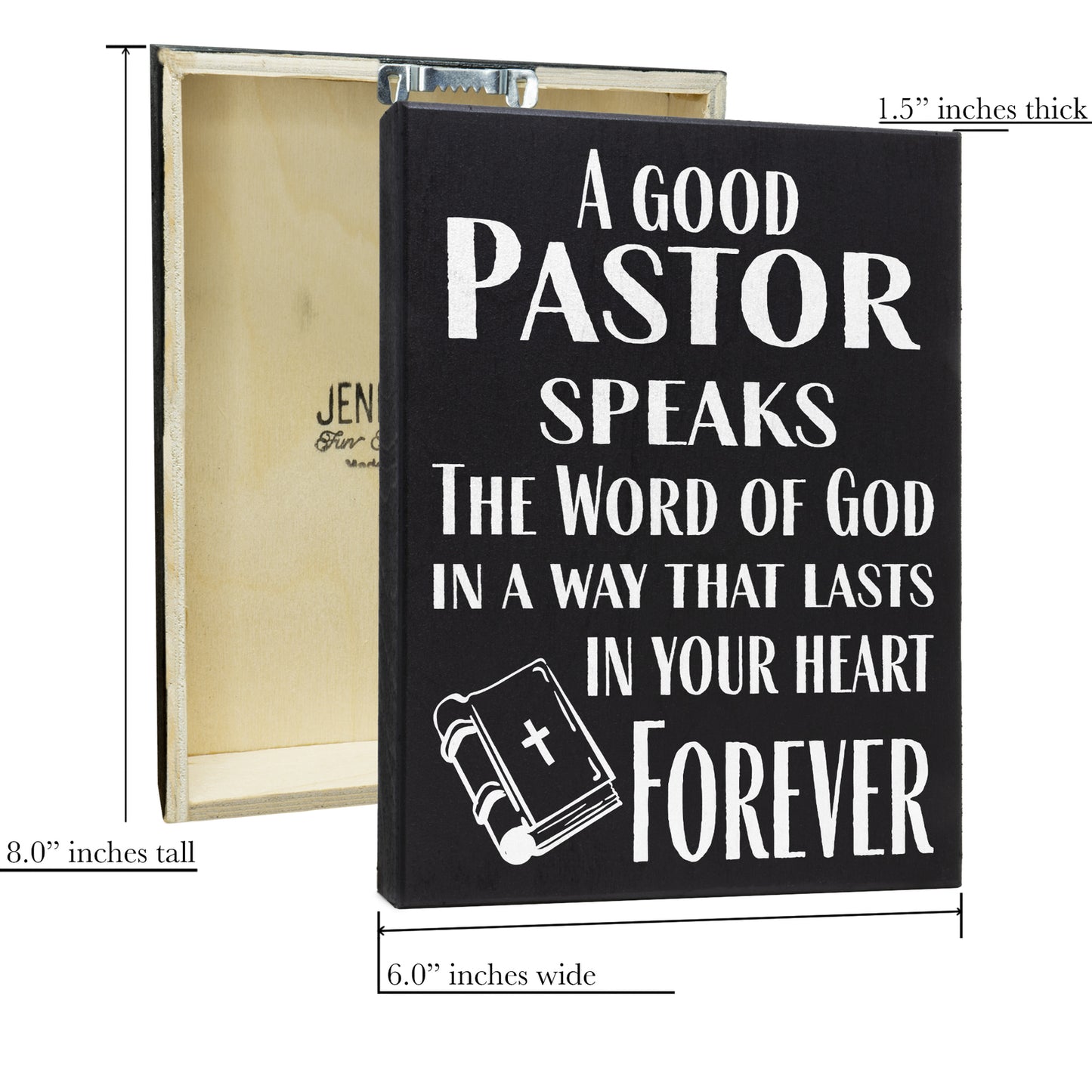JennyGems Pastor Appreciation Gifts, Pastor Sign, Meaningful Gift for Pastors