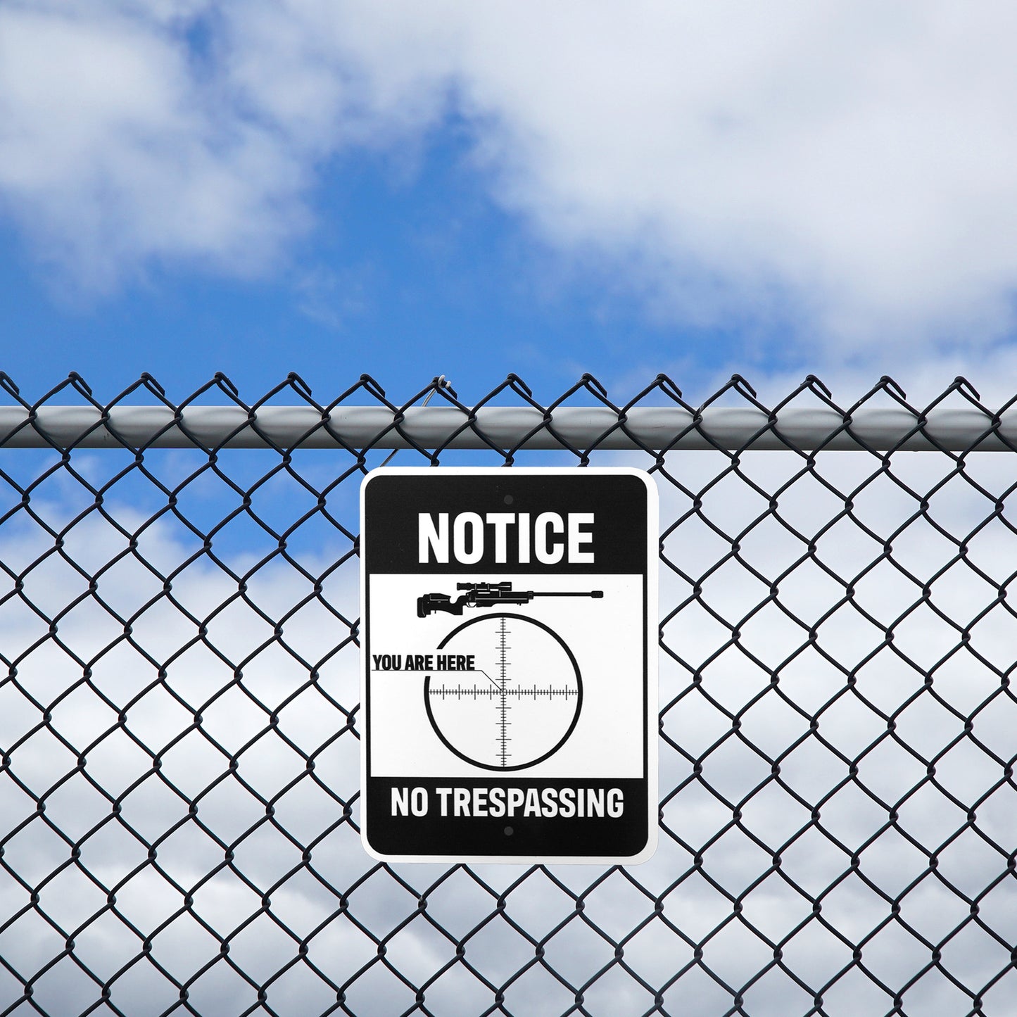 JennyGems Man Cave Sign, Notice No Trespassing, Sarcastic Humor, 9x12 Metal
