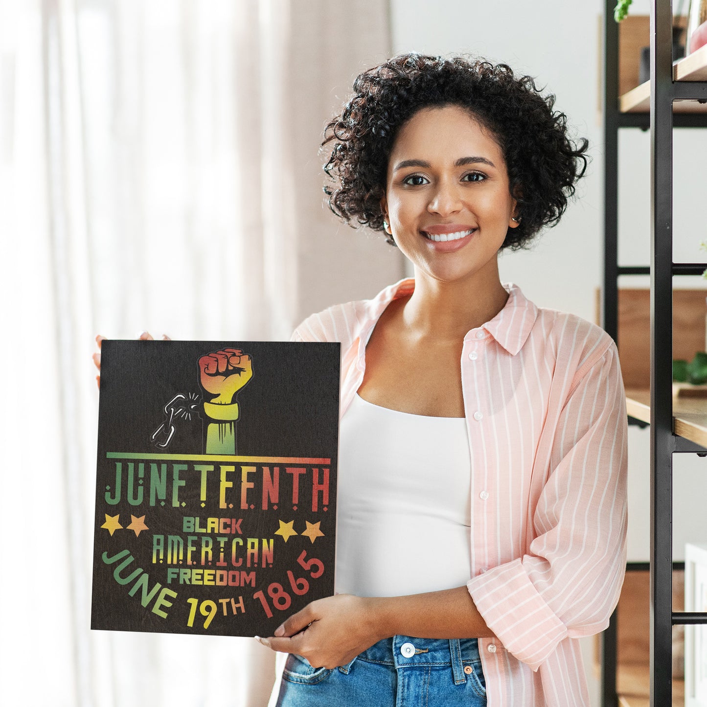 JennyGems Juneteenth Decorations, Black Independence Day, Freedom Day