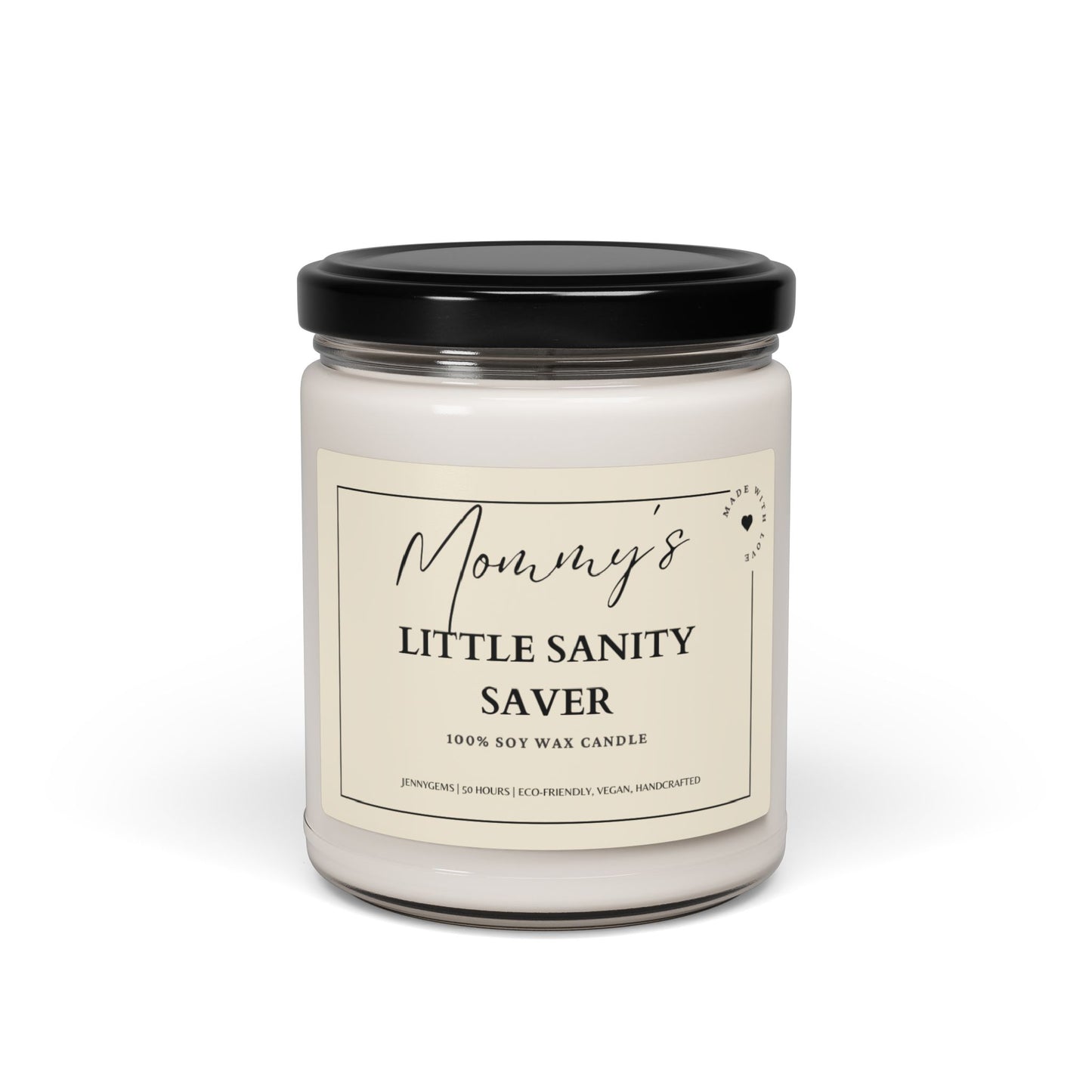 Mommy's Little Sanity Saver | Perfect New Mom Gift | Give Birth Gift - Baby Shower Gift | Mom Candles with Funny Quotes