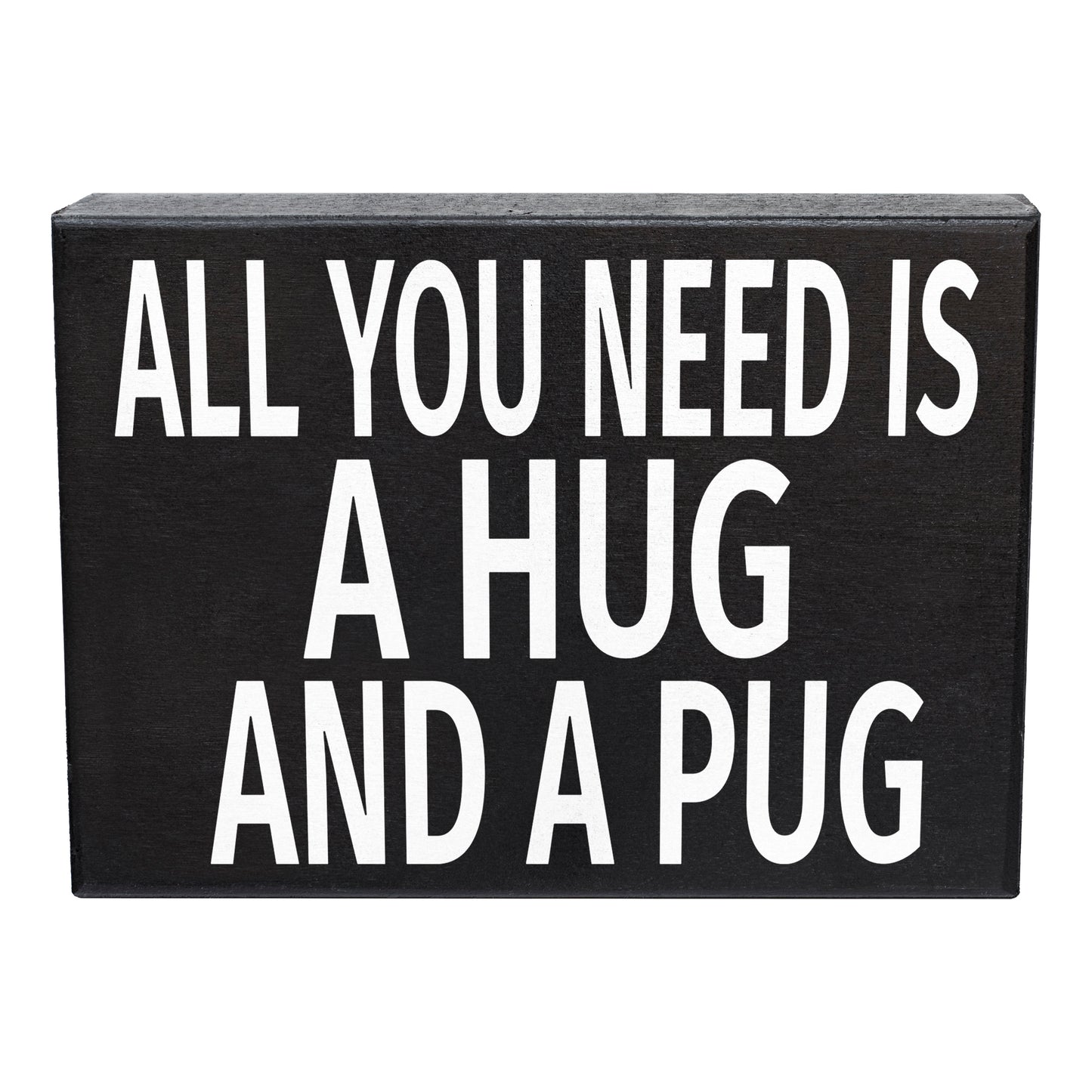 JennyGems Sign, 8x6 Inch Hanging Wall Art, American Made, Pug Decor, Pug Gifts, Pug Moms, Wall Hanging