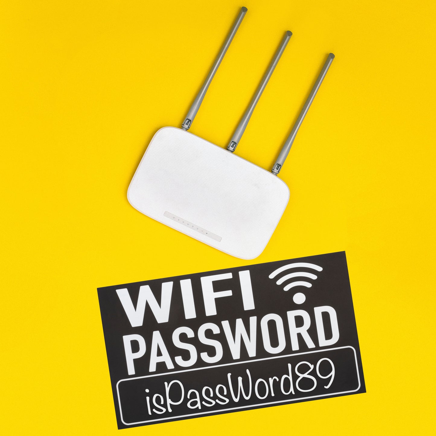 JennyGems WIFI Password Wood Sign for Home and Business, Chalkboard Wifi Sign, Vacation Rental Sign, Internet Password Sign, WIFI Chalk Board, Shelf Sitter and Wall Decor, Made in USA