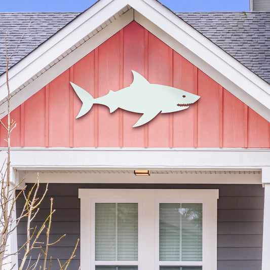 Outdoor PVC Shark Wall Art, 2 Foot