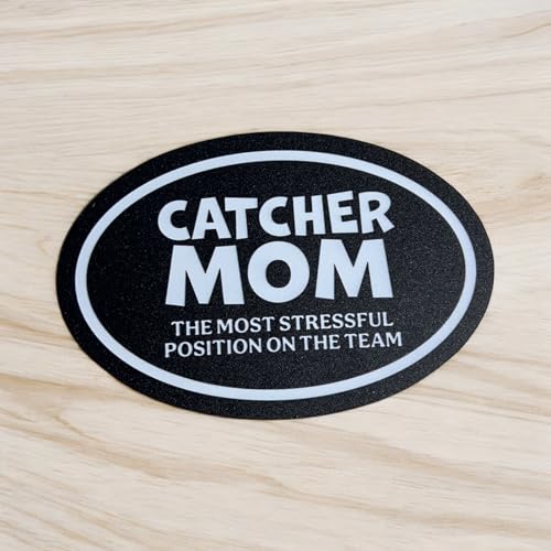 JennyGems Baseball Mom Magnet Decorative Gift, The Most Stressful Position on The Team, Gift for Baseball Mom