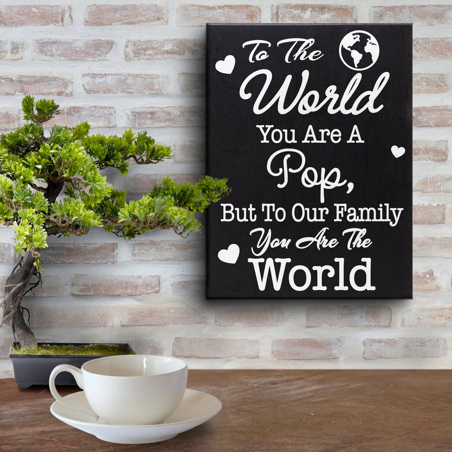 Pop Gifts Sign Decor Plaque