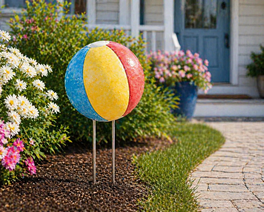 Beach Ball Yard Signs