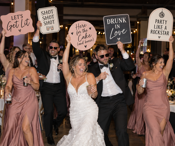 Personalized Wedding Entrance Signs: Custom Party Decor