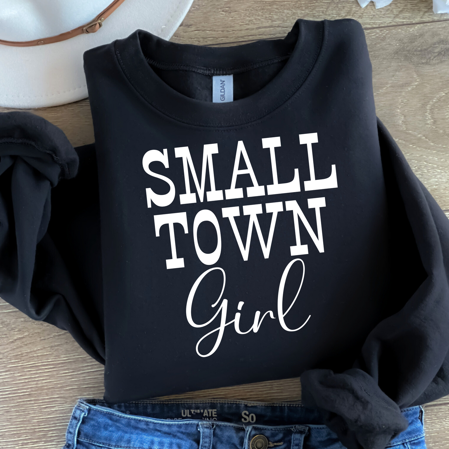 Small Town Girl Crewneck Sweatshirt