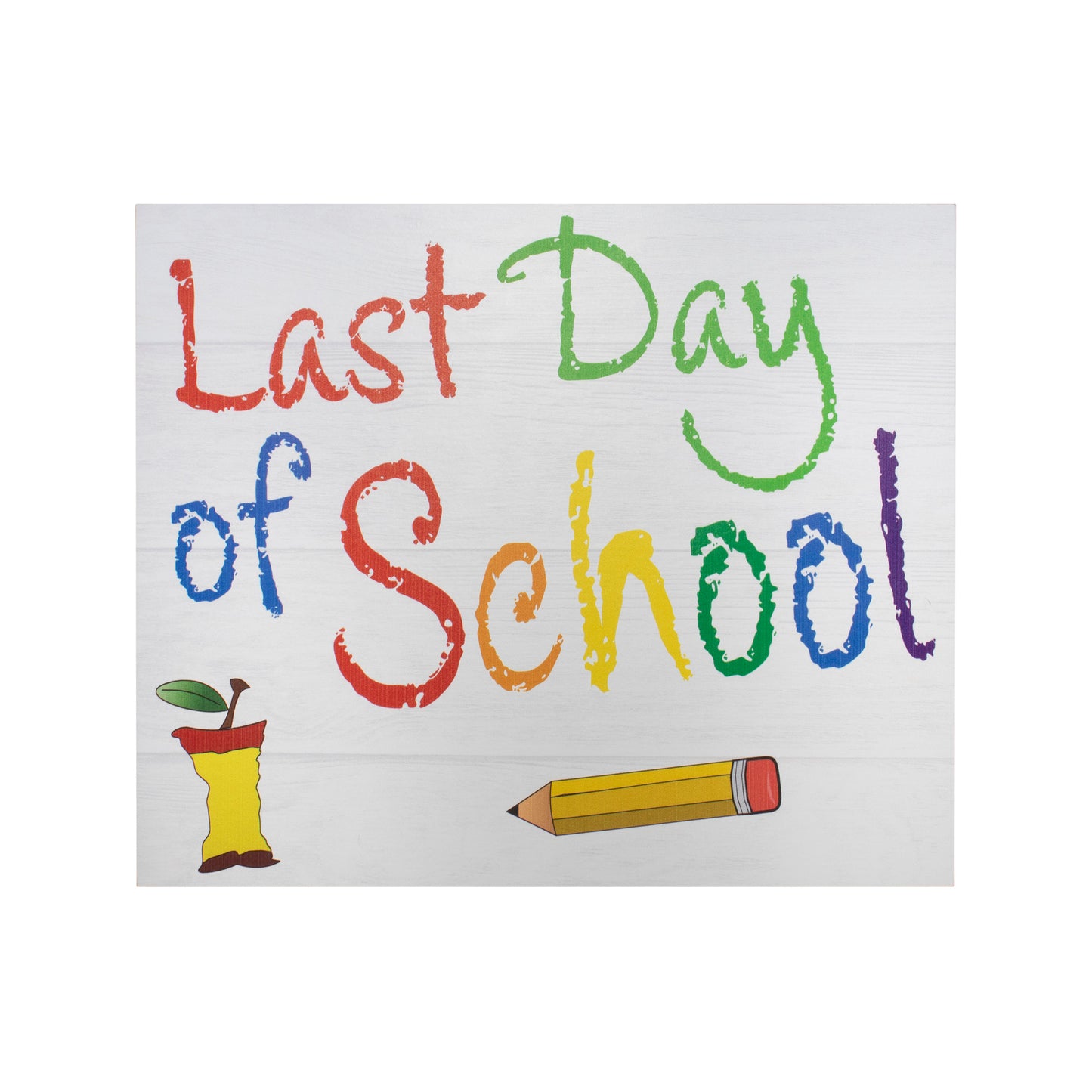 JennyGems Back To School Supplies, First and Last Day of School Reversible Sign, Double Sided, 10x12" First Day of School Sign, First Day Last Day of School Board, American Made