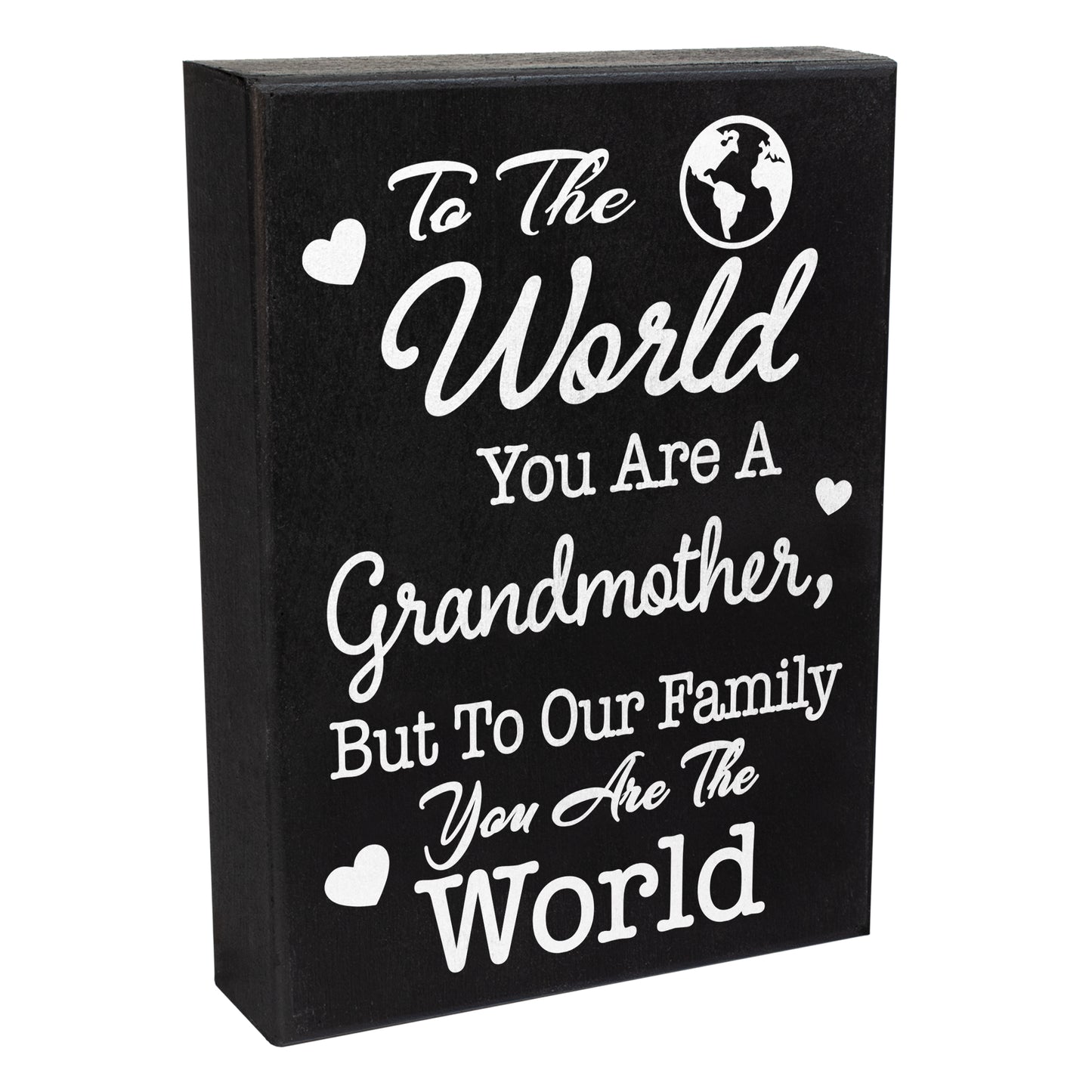 JennyGems Grandmother Sign Decor Plaque, Mother's Day Gift, 6x8 Inches, Made in USA