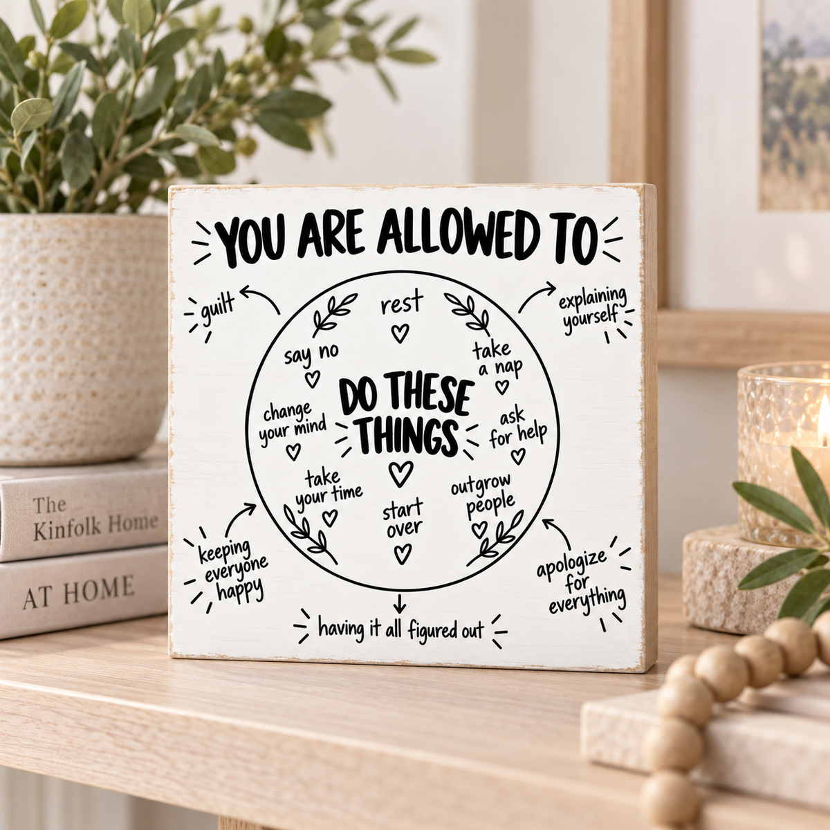 You Are Allowed- Get Your Life Back- Mental Health Positivity Reminder and Affirmations
