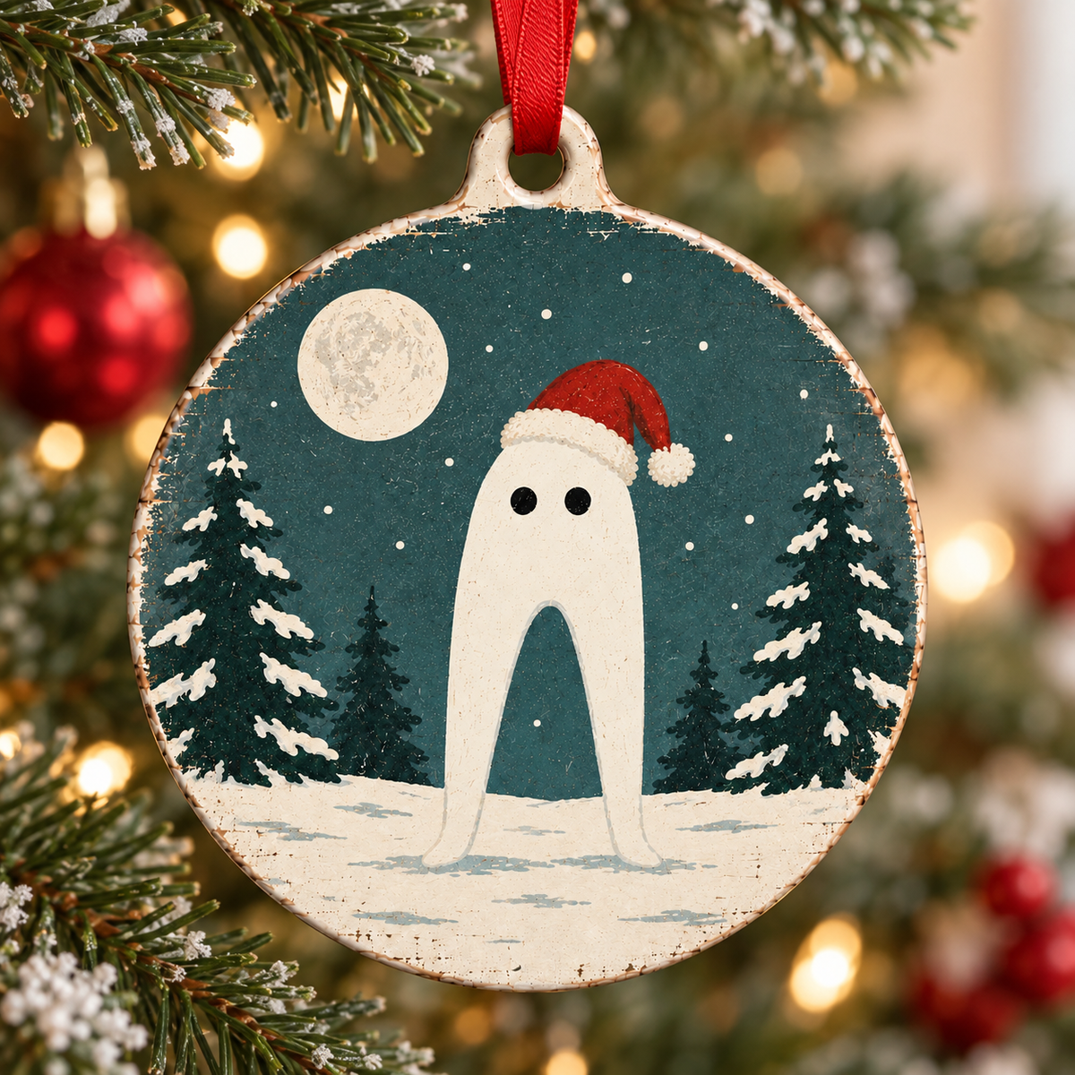 Fresno Crawler Cryptid Christmas Ornament