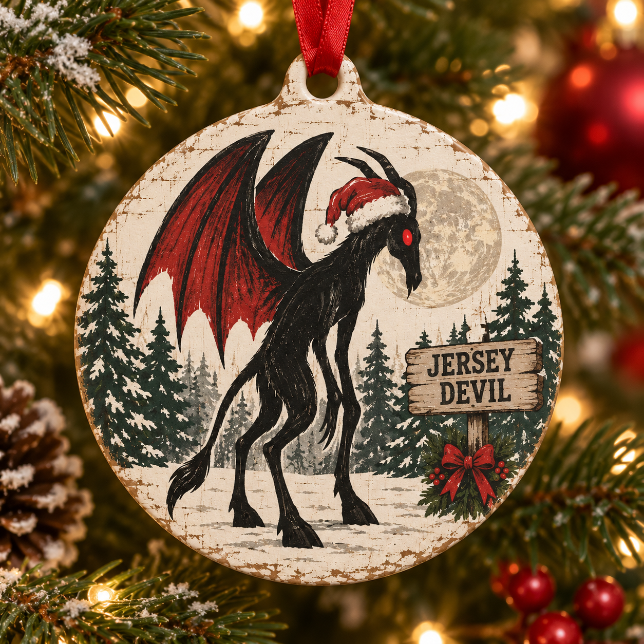 Jersey Devil Ornament, Cryptids