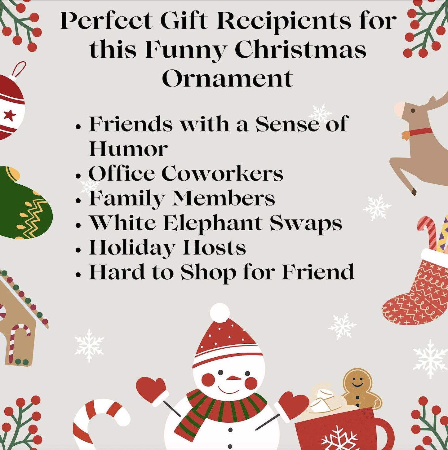 Funny Dolphin Christmas Ornament Haner, Spirit Animal