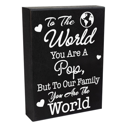 Pop Gifts Sign Decor Plaque