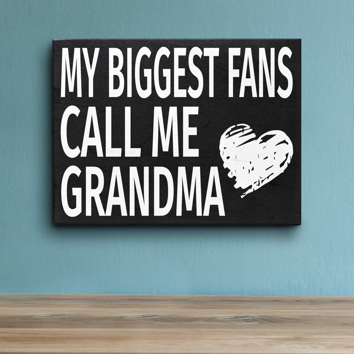 JennyGems My Biggest Fans Call Me Grandma Sign, Grandma Decor, Grandma Wall Art, Grandma Gifts