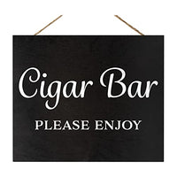 JennyGems Cigar Bar Sign, Wedding Reception Signs, Bar Decorations Party Decor, Brown