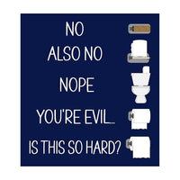 JennyGems Funny Bathroom Signs - Changing the Toilet Paper Wooden Wall Decor - Farmhouse Bathroom Decoration for Wall Hanging, Black