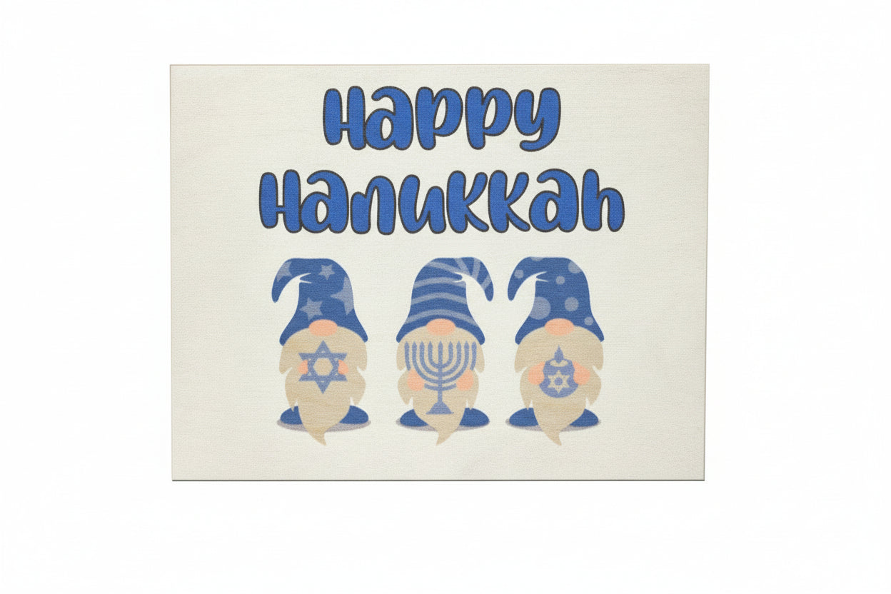 Hanukkah Decorations Happy Hanukkah Sign, Chanukah Decor, Hanukkah Party Decorations, Hanukkah Gnomes