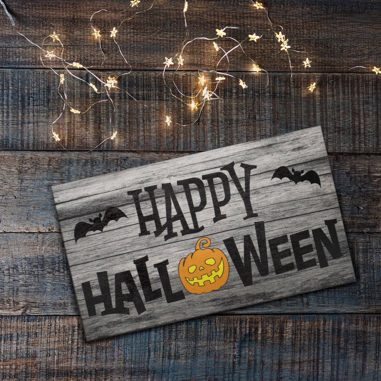 JennyGems Halloween Decor, Happy Halloween Sign Halloween Decorations, Fall Decor, Halloween Table Centerpiece, Halloween Party Decorations, Halloween Wall Decor Desk Decor, Made in USA
