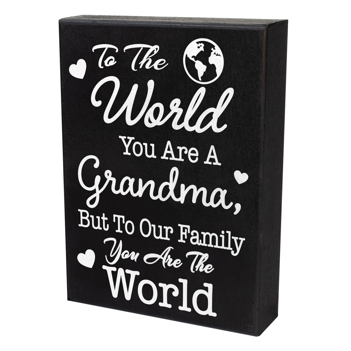 JennyGems Grandma Gift Sign Decor Plaque, Mother's Day, 6x8 Inch, Made in USA