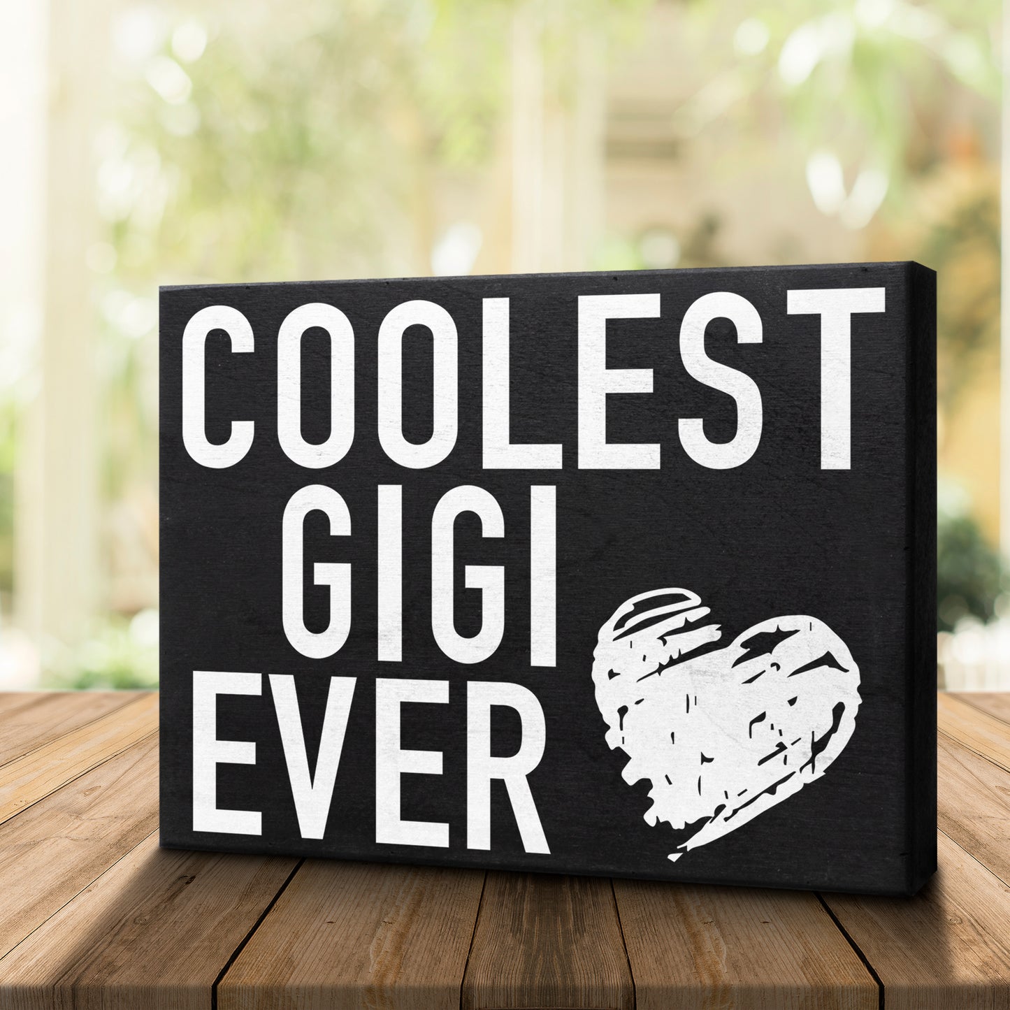 JennyGems Gifts for Gigi, Gigi Gifts From Granddaughter Grandson, Coolest Gigi Ever Wood Box Sign, Gigi Birthday Gifts from Grandkids