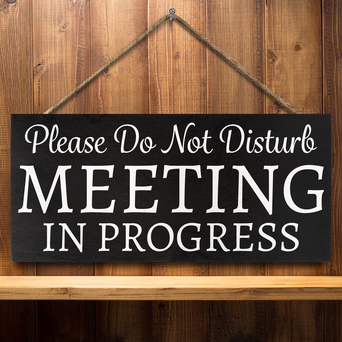 Meeting In Progress Office Sign