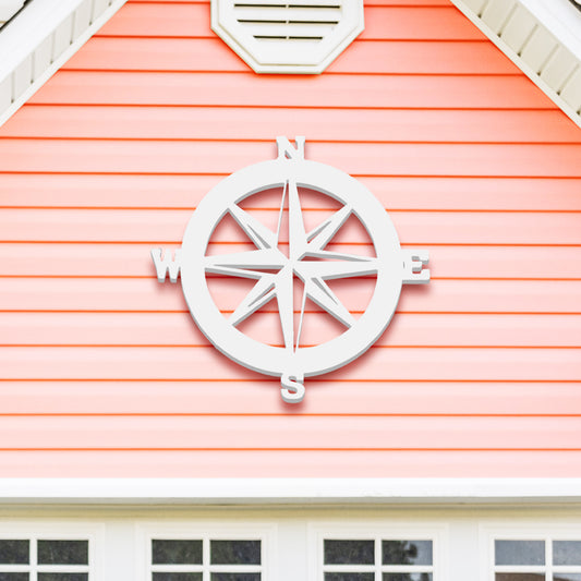 Nautical Compass Sign - Outdoor PVC (2 Foot)