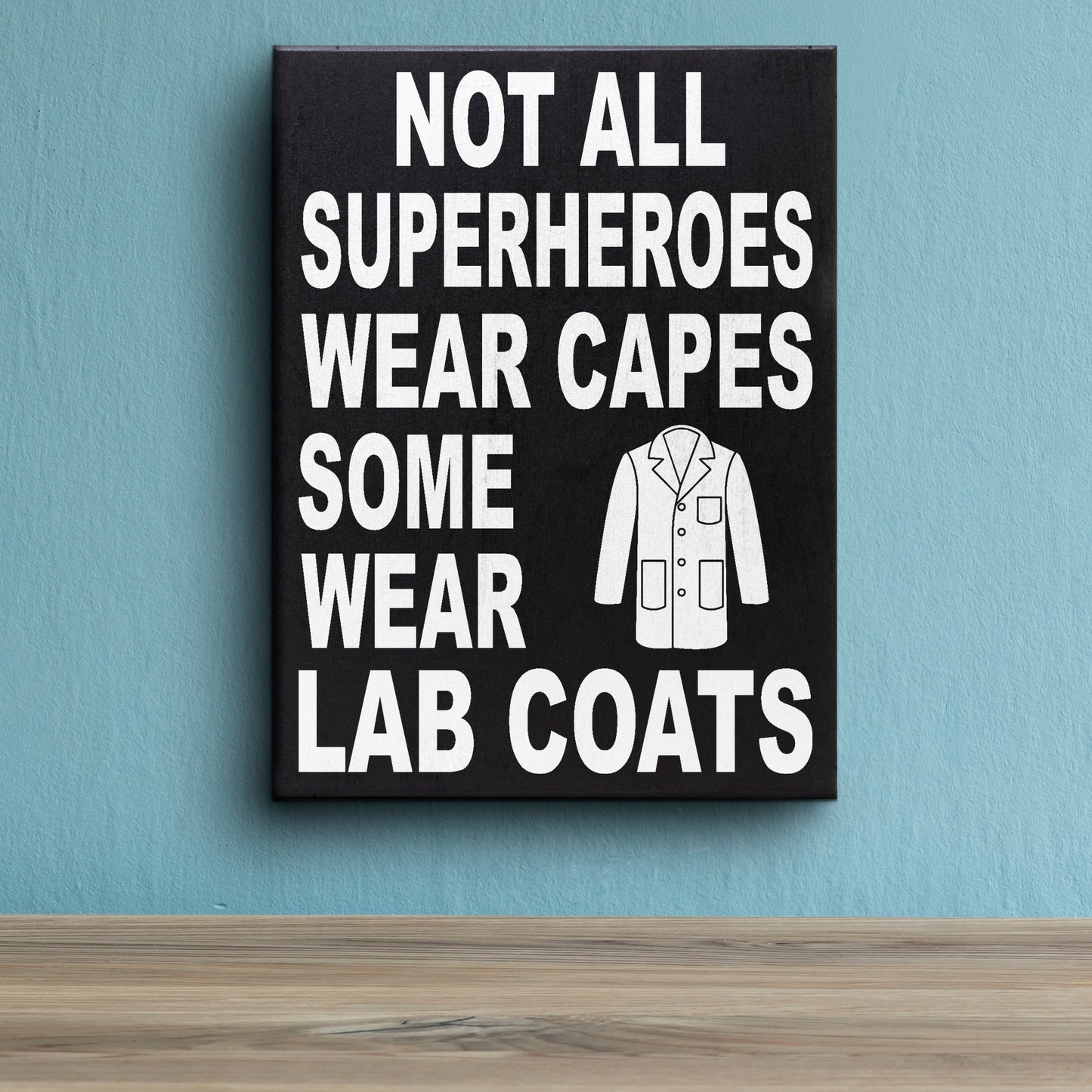 JennyGems Lab Tech Gift Sign Decor Plaque, Gifts for Lab Technicians, Pharmacists, Physician Assistants, Wall Hanging and Tabletop Decoration, 8x6, Made in USA