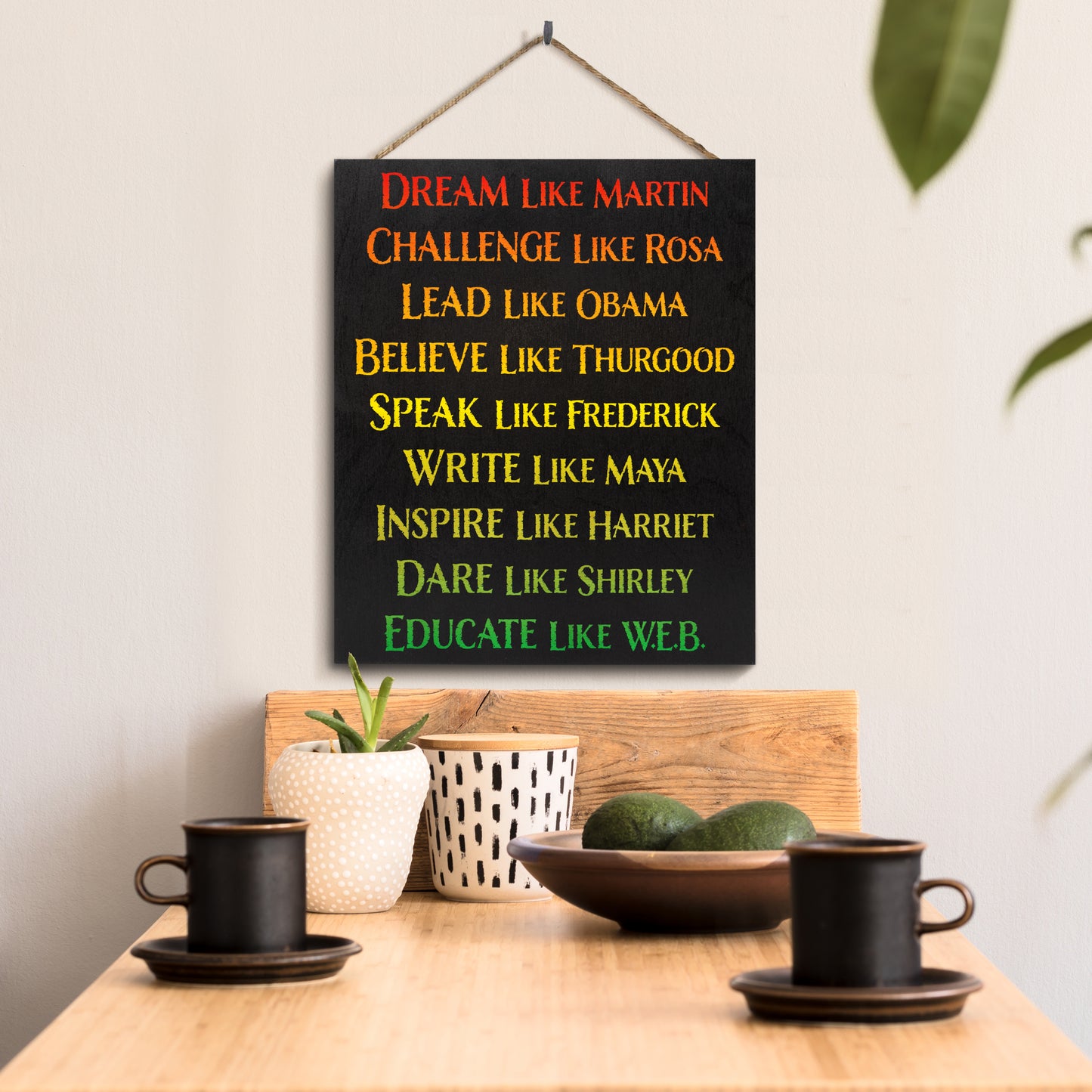 Black History Sign Decor Gift, Influential People in History