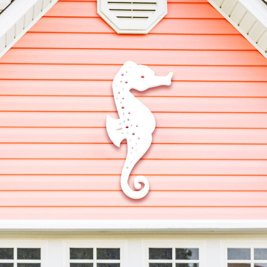 Outdoor PVC Seahorse Sign, 3 Foot