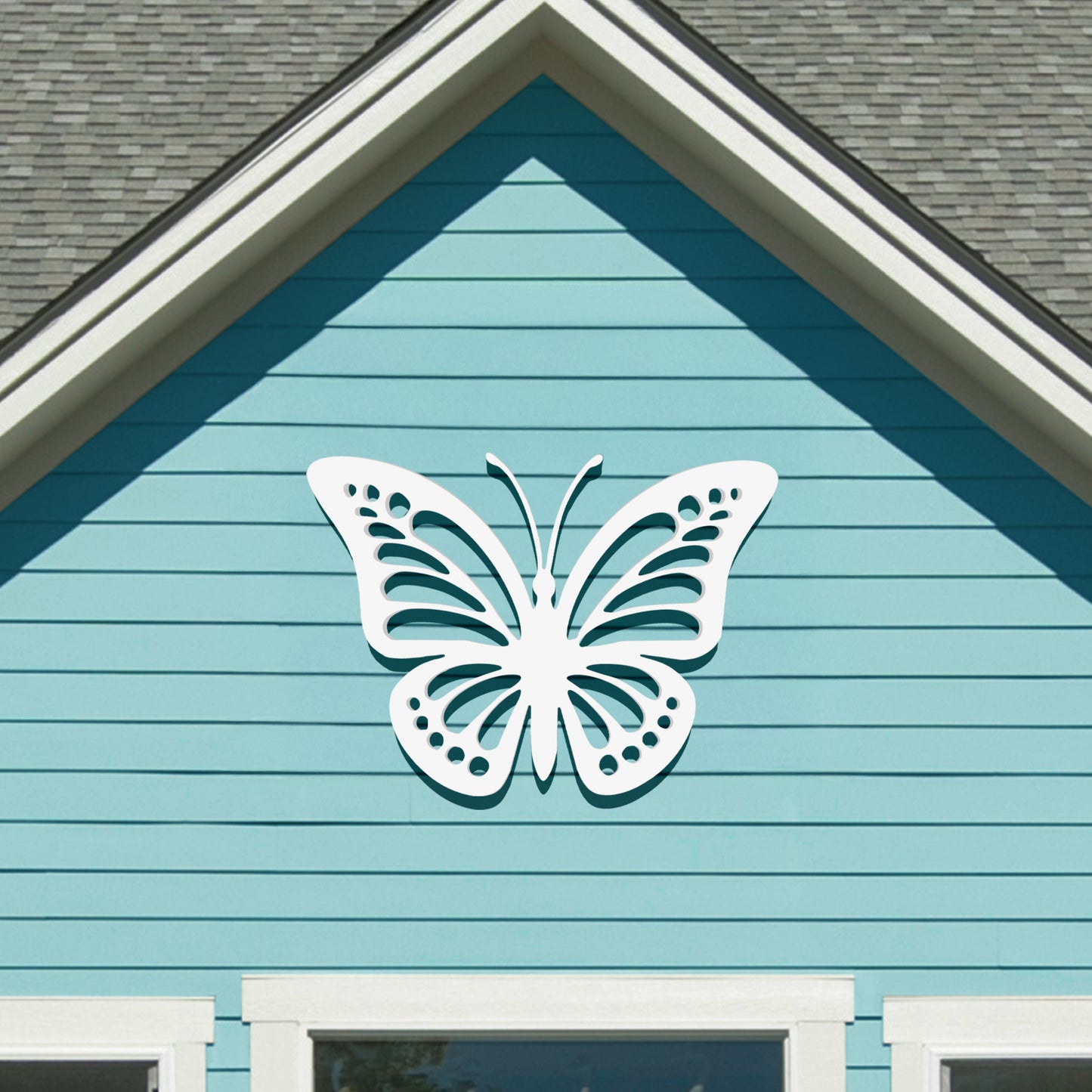 Outdoor PVC Butterfly Sign, 2 Foot
