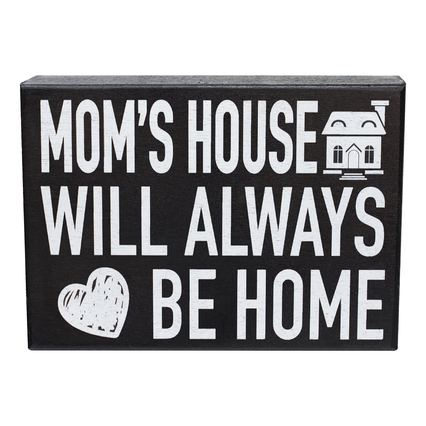 JennyGems Mom's House Will Always Be Home Sign, Mom Decor, Birthday Gifts for Mom, Mom Gifts, Sentimental Gifts for Mom, American Made