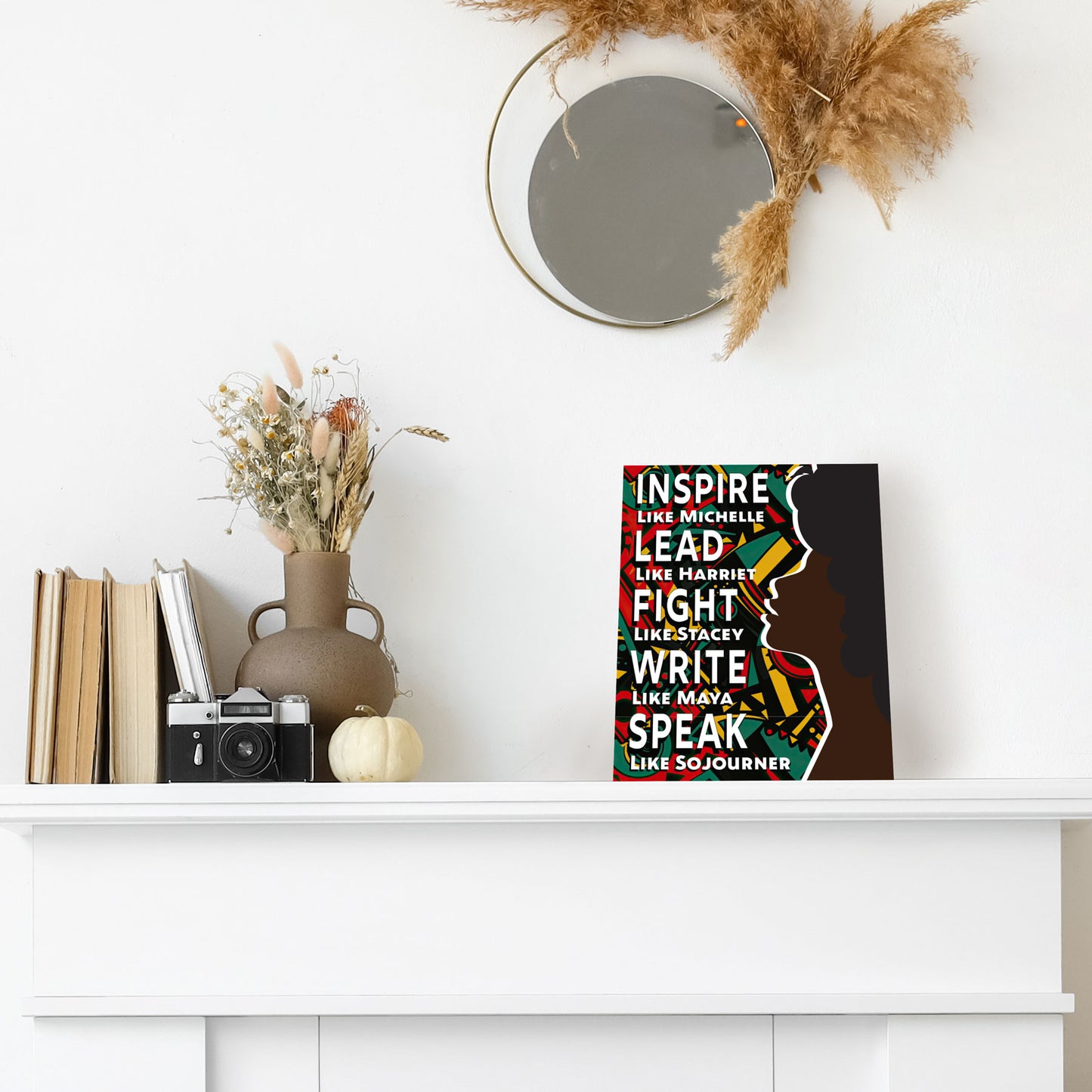 Empowering Black Women Leaders Wooden Sign