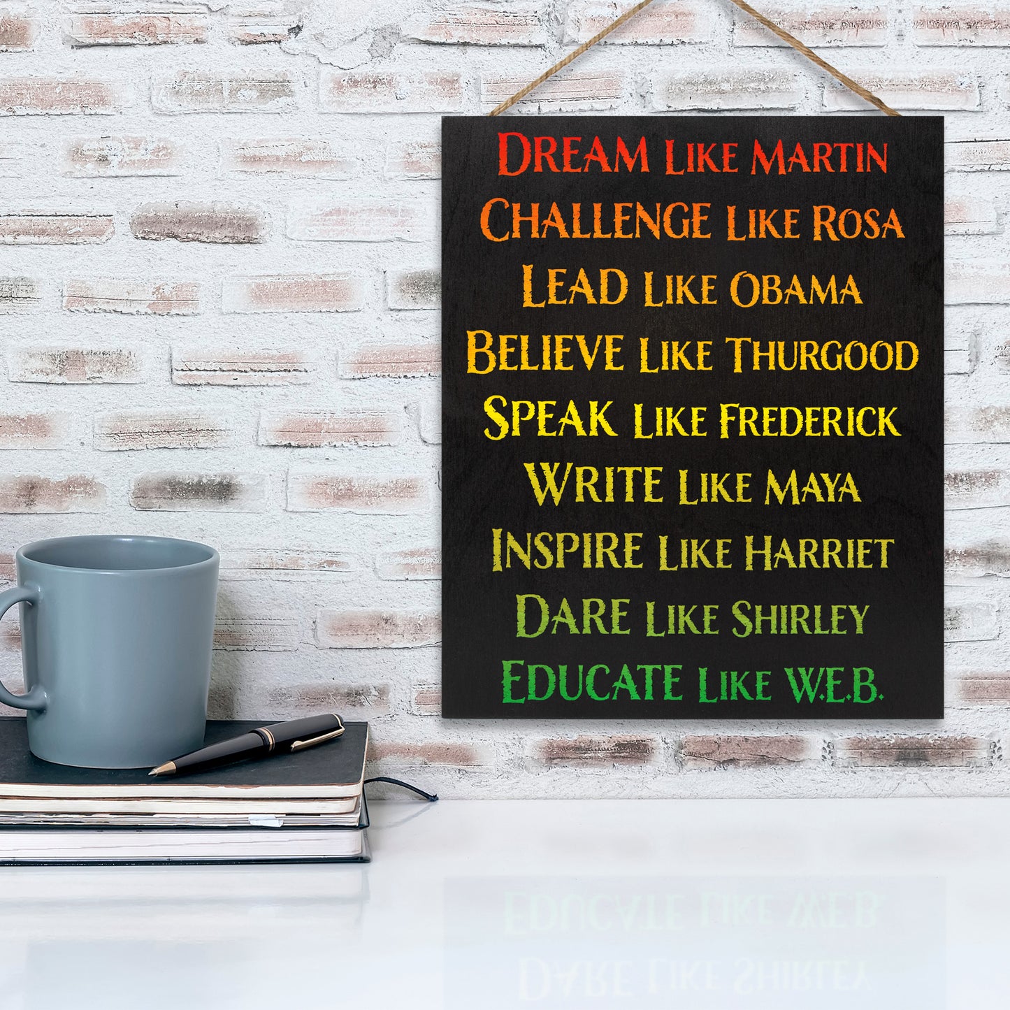 Black History Sign Decor Gift, Influential People in History
