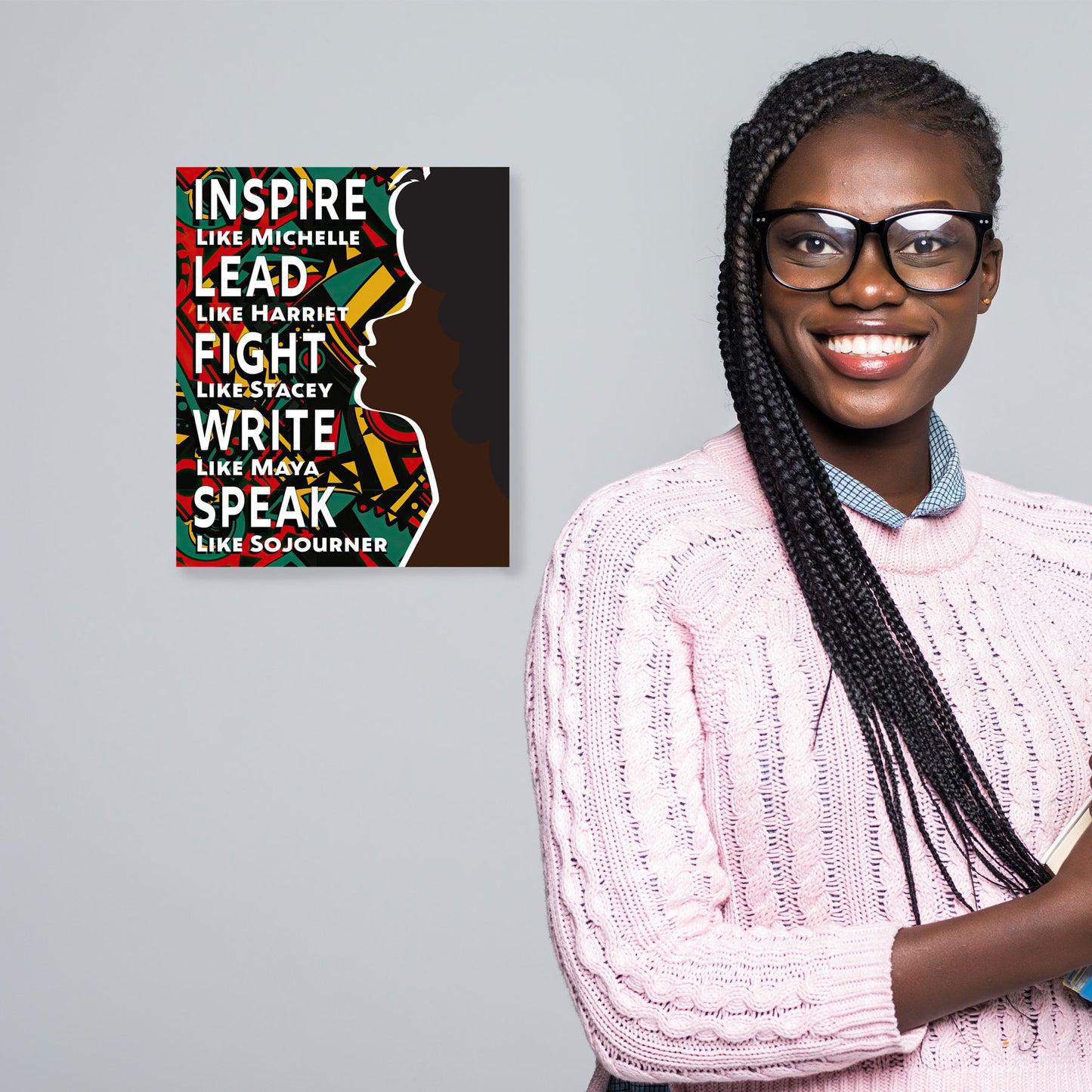 Empowering Black Women Leaders Wooden Sign