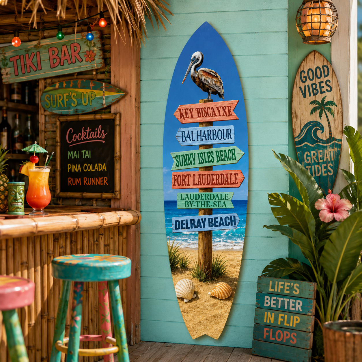 Key Biscayne South Florida Surfboard