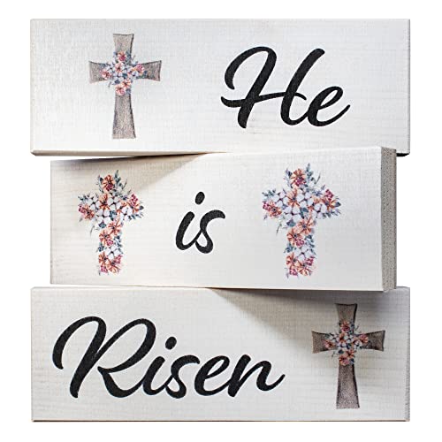 He Is Risen Easter Decor