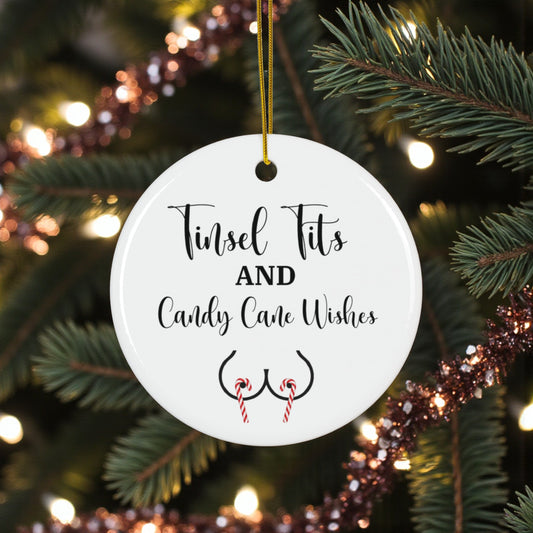 Candy Cane Wishes Ornament